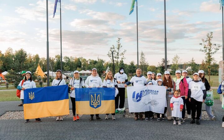 «Українські вертольоти» підтримали перший в Україні ветеранський марш-кидок Carpathian YOMP