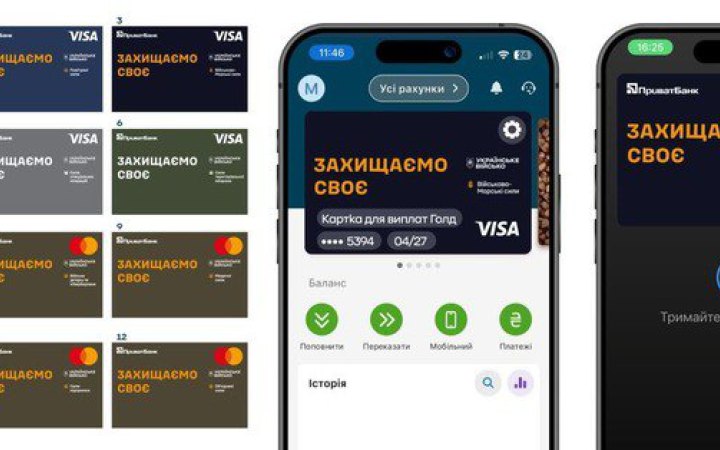 Cпеціальні скіни для карток Приватбанк запустив до дня ЗСУ новини LBua