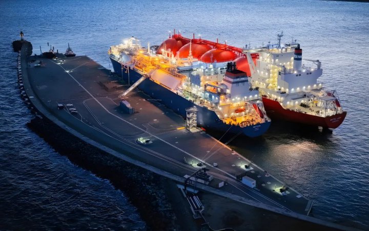 Нафтогаз вперше постачає LNG зі США через німечький термінал новини LB.ua