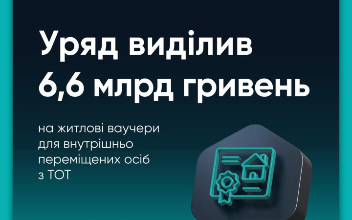 Кабмін спрямовує 66 млрд грн для житла внутрішньо переміщених осібновини LB.ua