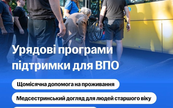 в Україні діють програми підтримки для ВПО