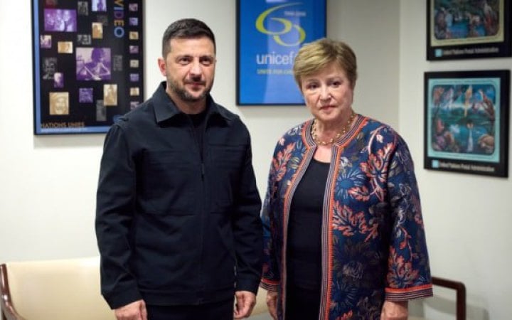 Зеленський зустрівся з президенткою МВФ говорили про фінпідтримку